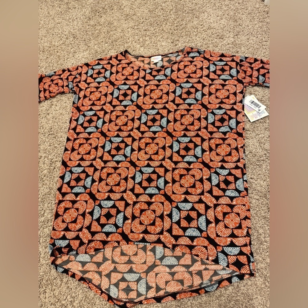 Lularoe NWT Irma boxy oversized high low tunic top Sx XXS - Picture 1 of 8